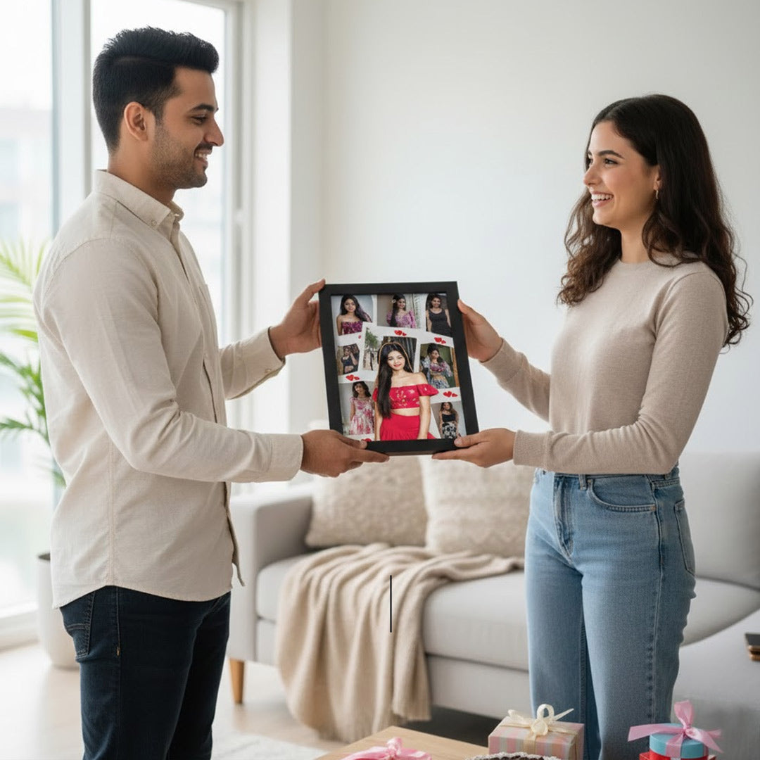 Picture-Perfect Wall – Personalized Photo Collage Frame | Love Craft Gifts
