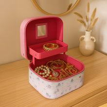 Personalized Pink Jewellery Patterned Box