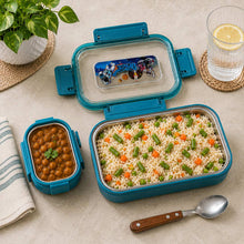Personalized Space Stainless Steel Kids Lunch Box | Leak-Resistant School Tiffin Gift for Boys & Girls - 500ml