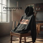 Personalized Eyes Photo Hoodie – Custom Printed Sweatshirt (All Sizes Available)