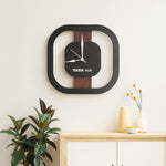 Personalized Wooden Round Wall Clock | Love Craft Gifts