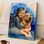 Personalized Painting-Style Canvas Wall Art (Special for Pets) | Love Craft Gifts