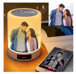 Personalized Bluetooth Speaker with Custom 3-Image Print | LED Wireless Speaker Gift | Love Craft Gifts