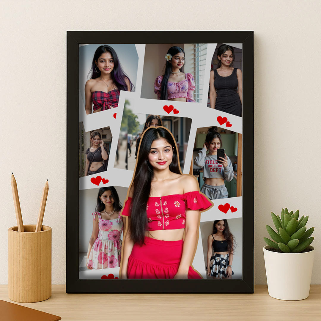 Picture-Perfect Wall – Personalized Photo Collage Frame | Love Craft Gifts