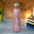  Pink Glitter Finish Water Bottle