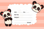 Customized  Panda Name Slip | Love Craft Gifts