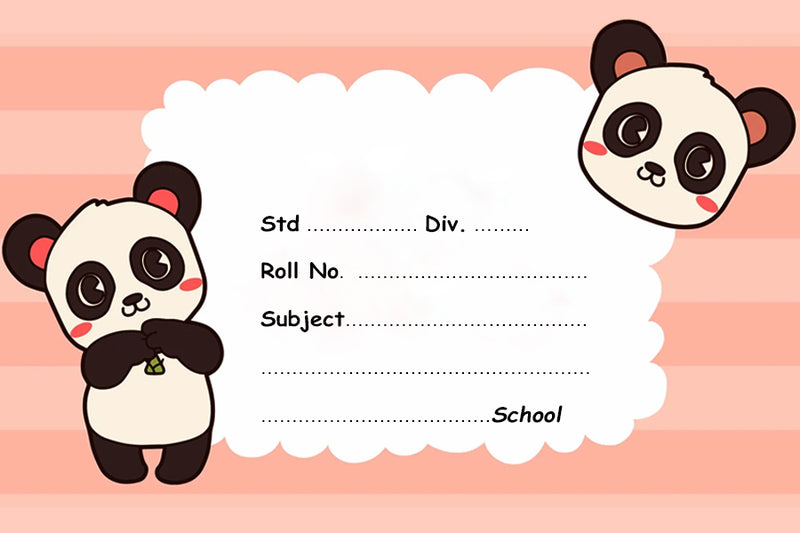 Customized  Panda Name Slip | Love Craft Gifts
