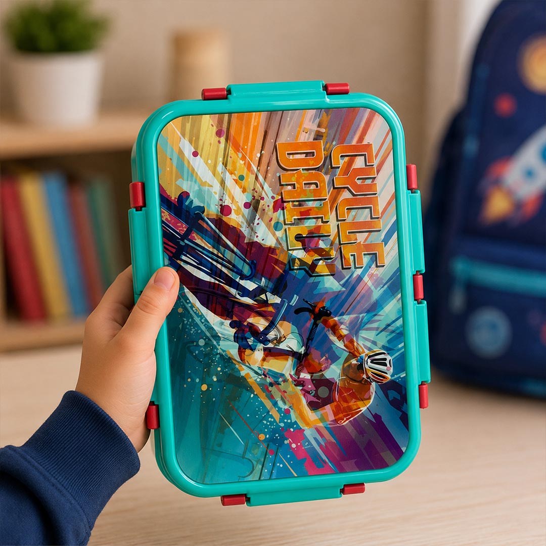 Personalized Pluto Stainless Steel Lunch Box with Custom Name | BPA Free 800ml+150ml School Tiffin Gift for Kids & Boys - Love Craft Gifts™