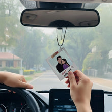 Polaroid Style Couple Car Hanger – 3×2"
