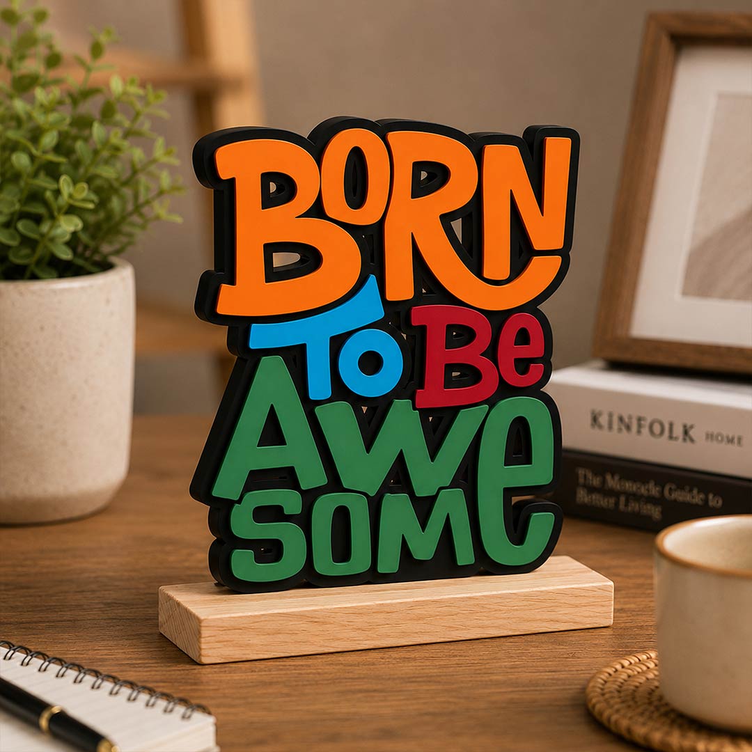 Positive Quote Wooden Table Decor | Love Craft Gifts™