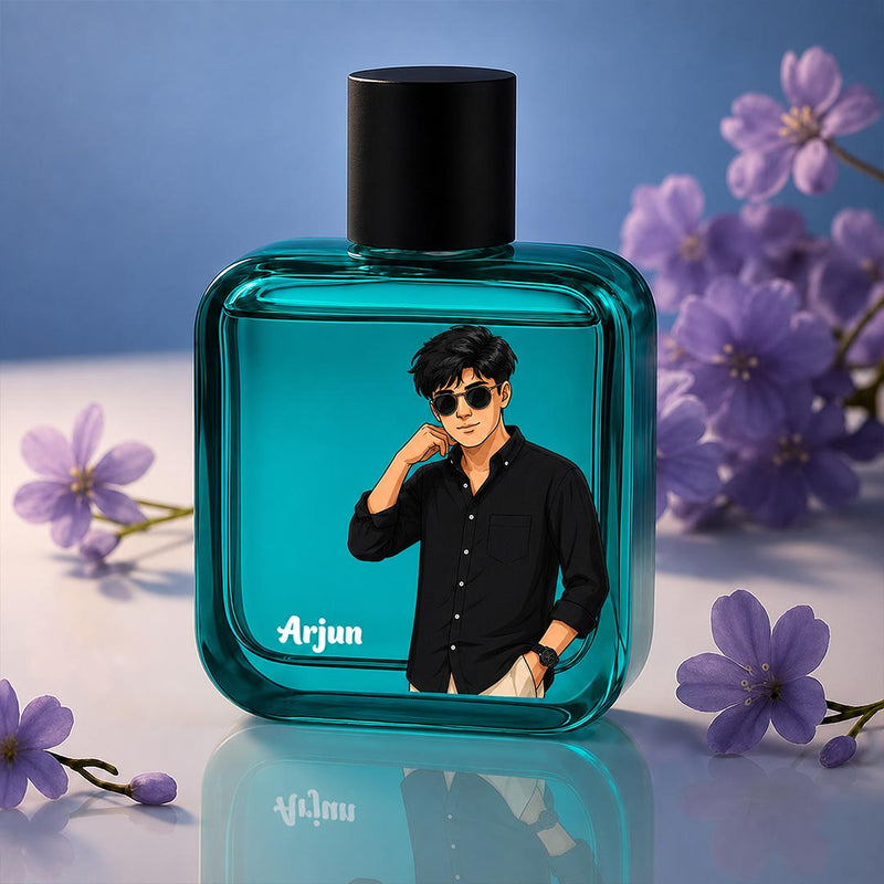Premium Personalized Wild Stone Edge Perfume | Custom Photo Gift for Husband, Boyfriend & Brother | Love Craft Gifts™