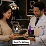 Personalized Dentist LED Visiting Card Holder with Custom Name | Professional Dental Desk Décor Gift for Dentists - 8x6" | Love Craft Gifts™