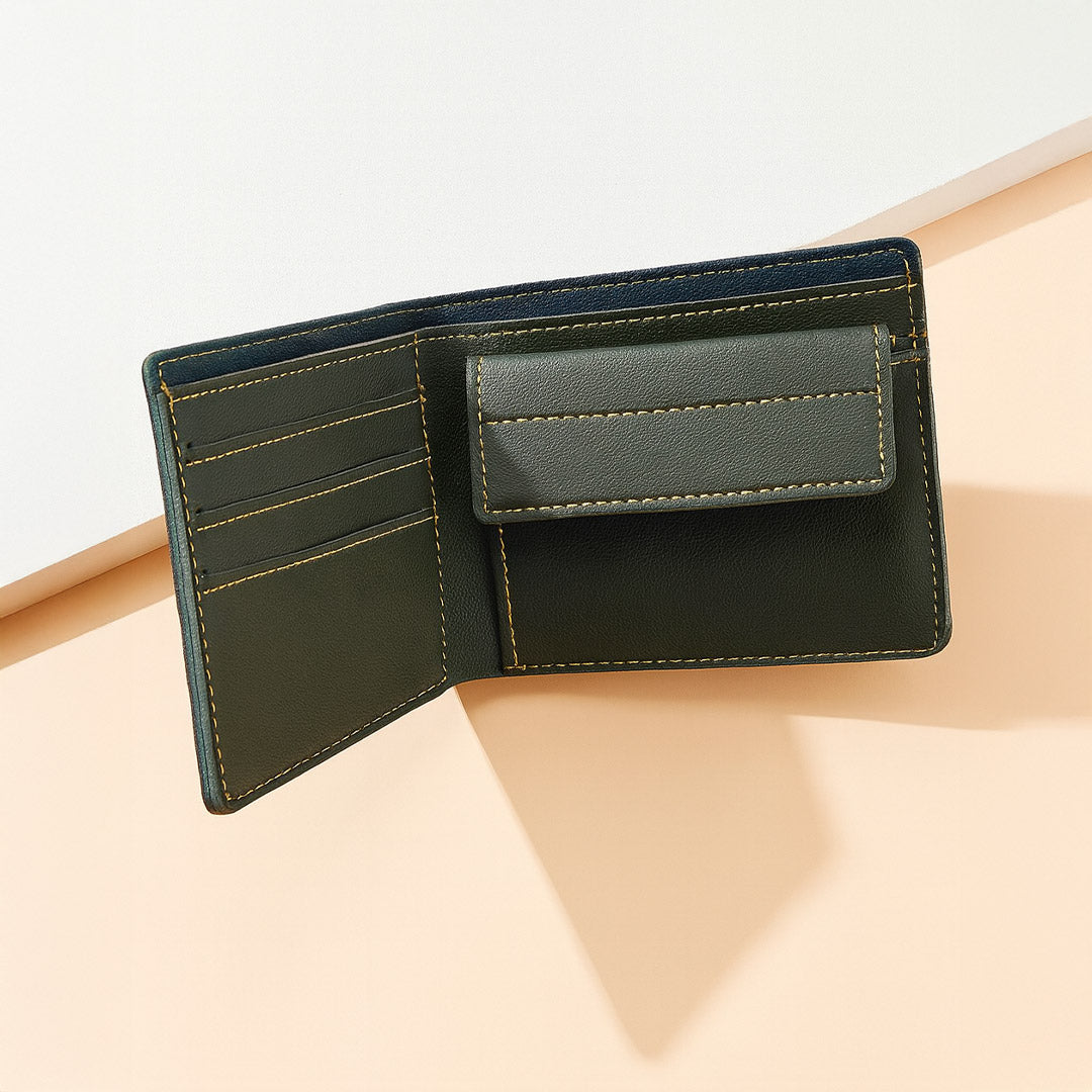 Personalized Leather Wallet with Name Plate | Love Craft Gifts