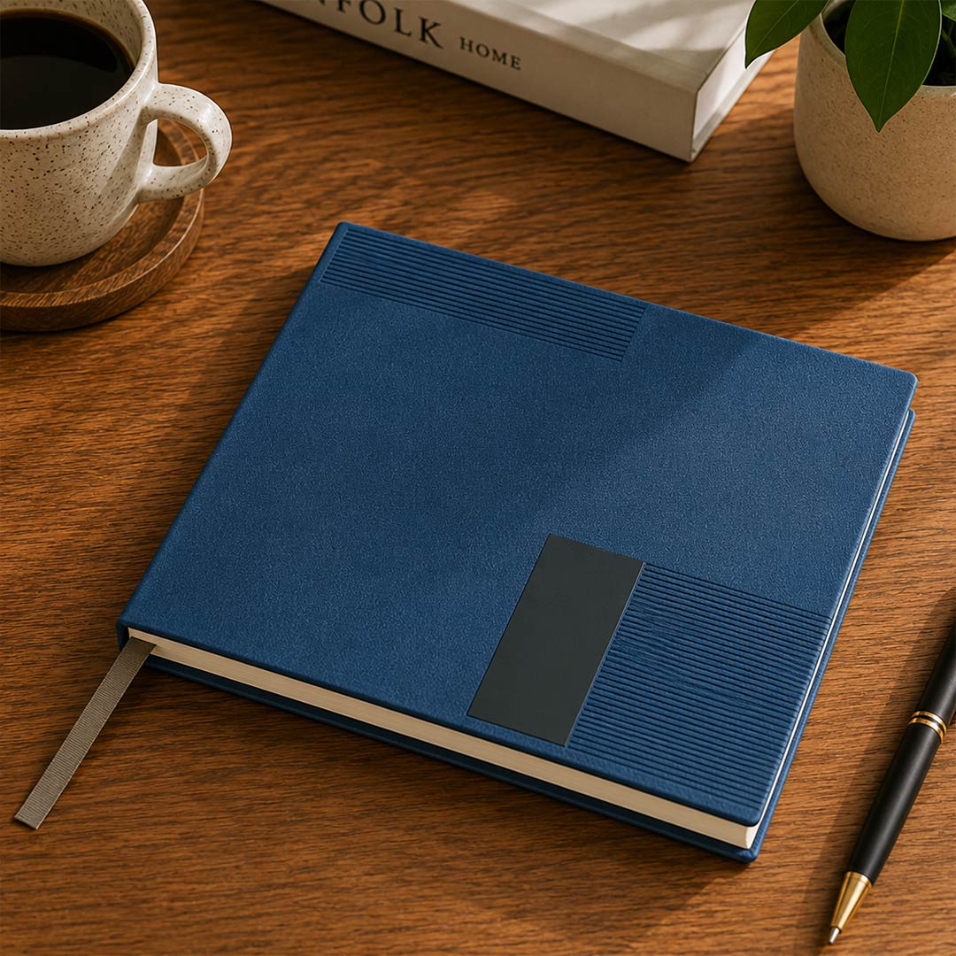 Personalized Executive Diary with Custom Text Engraving | Premium Hardbound Journal Gift for Professionals, Office Use & Corporate Gifting - A5 | Love Craft Gifts™