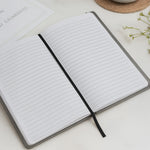 Personalized Grey Notebook with Pen Holder | Love Craft Gifts