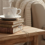 Bow Knot Pendant Necklace – Elegant Silver-Plated Jewelry for Women | Love Craft Gifts