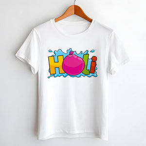 Holi Special Custom T-shirts | Love Craft Gifts