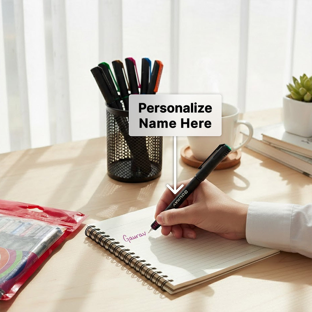 Classmate Octane Colour Burst Gel Pens, Multicolor, Pack of 10