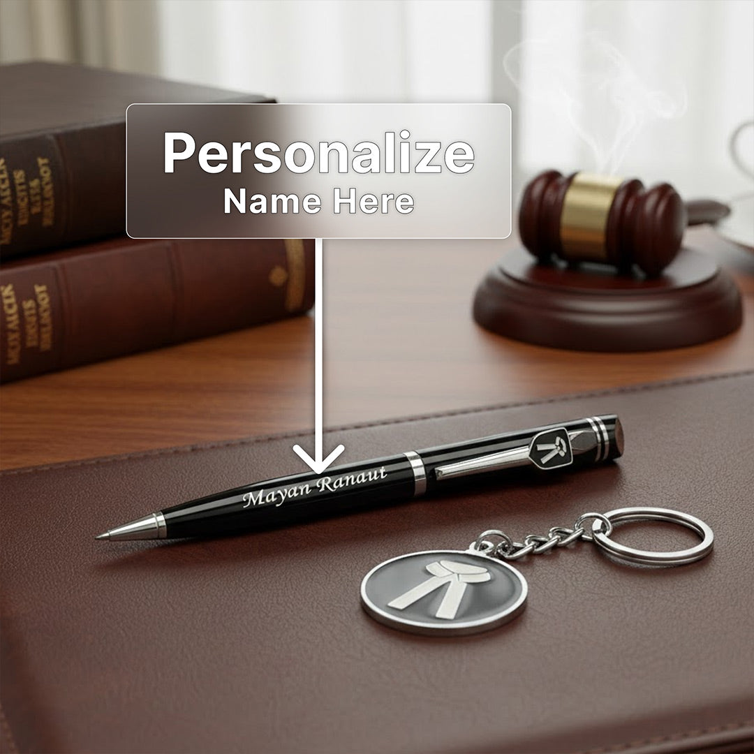 Personalized Advocate Pen & Keychain Gift Set
