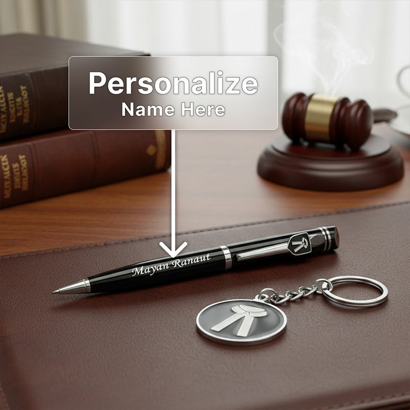 Personalized Advocate Pen & Keychain Gift Set