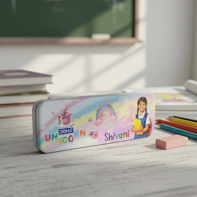 Personalized Kids Unicorn Stationery Combo Set