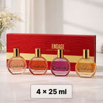 Personalized Engage Luxury Perfume Gift Set for Women (4×25 ml) | Love Craft Gifts