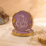 2-Inch Purple Resin Ganesha Frame | Love Craft Gifts
