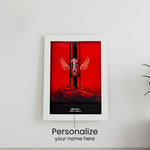 Customized Hot Wheels Name Frame – Personalized 12×8 Inch Racing Car Wall Art | Love Craft Gifts