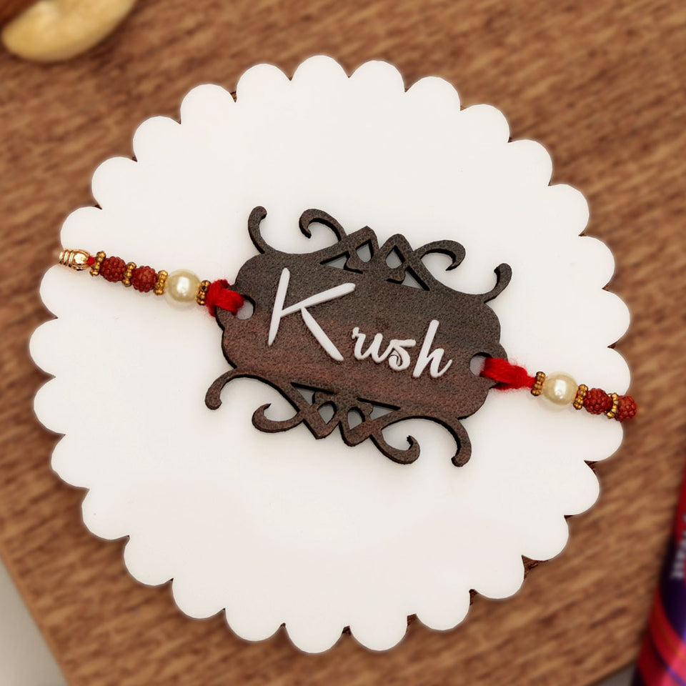 Personalized Name Rakhi for Raksha Bandhan | Love Craft Gifts 