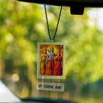 Shri Ram Darbar Car Hanger – 2×3" | Love Craft Gifts