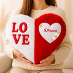 Personalized Love Heart Cushion | Love Craft Gifts