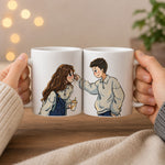 Romantic Gift Mug Set for Couples | Ceramic Coffee Mug Set | Love Craft Gifts™
