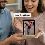 Personalized 3D Couple Photo Frame – Custom Cartoon Style Photo Table Frame (6×8 Inch) | Love Craft Gifts