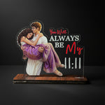 You’ll Always Be My Light – Personalized Couple Acrylic LED Lamp | Love Craft Gifts