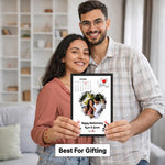 Personalized Anniversary Calendar Couple Wall Frame | Custom Romantic Photo & Special Date Memory Gift 8x12" | Love Craft Gifts™