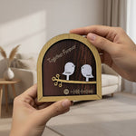 Personalized Couple Spotify Frame – Custom Song Code Wooden Table Top Frame (6x6 Inch) | Love Craft Gifts