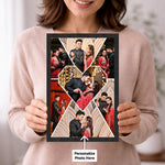 Personalized Couple Photo Collage Wall Frame | Custom Romantic Memory Picture Frame Gift Available in 8x12" to 24x36" | Love Craft Gifts™