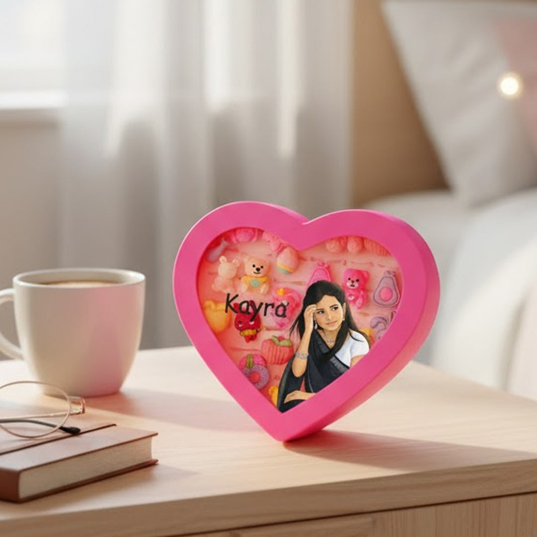 Personalized Heart Ring Box with Name & Image | Love Craft Gifts