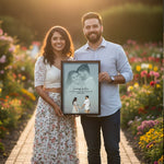 Personalized “Journey of Love” Couple Photo Frame | Love Craft Gifts