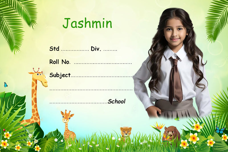 School Dress Name Slip