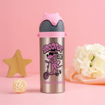 Scooter Gang Personalized Kids Water Bottle | Stainless Steel | Leakproof Straw Sipper with Strap | Love Craft Gifts