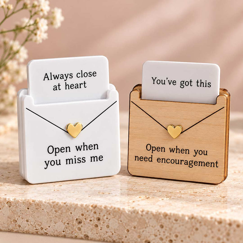 Sentimental Open When Mini Message Holder Set of 2 for Loved Ones | Love Craft Gifts™