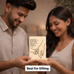 Personalized Wooden Father’s Day Hand Plaque with Custom Name | Emotional Gift for Dad from Son & Daughter - 8x6" | Love Craft Gifts™