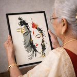 Shiv Parvati Wall Frame – Divine Shiva Parvati Spiritual Wall Art (Multiple Sizes) | Love Craft Gifts