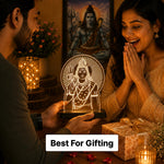 Lord Shiva LED Acrylic Lamp – Mahadev Blessing Night Light for Home Temple, Spiritual Decor & Religious Gift | LoveCraftGifts™