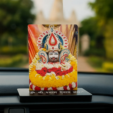 Shyam Baba Acrylic Car Dashboard- 2.5×3.5"