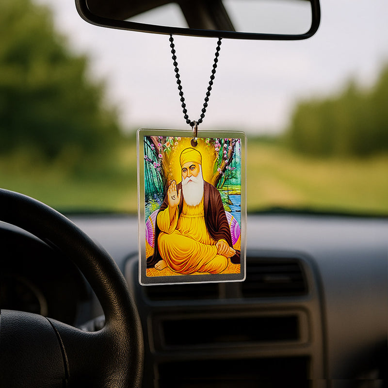 Guru Nanak Dev Ji Car Hanger – 2×3" | Love Craft Gift
