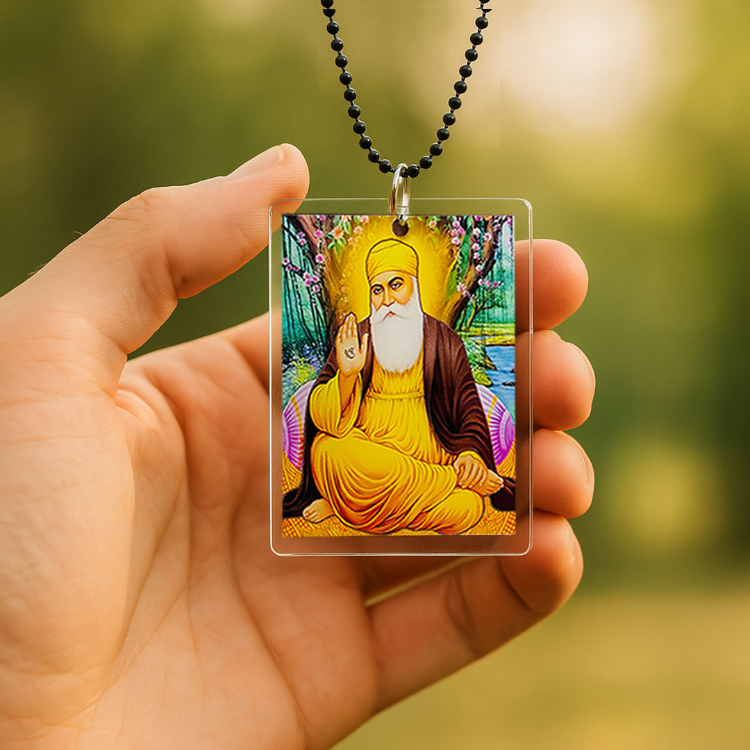 Guru Nanak Dev Ji Car Hanger – 2×3" | Love Craft Gift