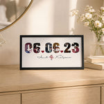 Special Date Photo Collage Frame | Personalized Gift for Couples