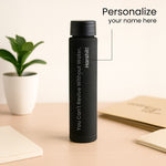 Personalized Black Water Bottle Set | Love Craft Gifts